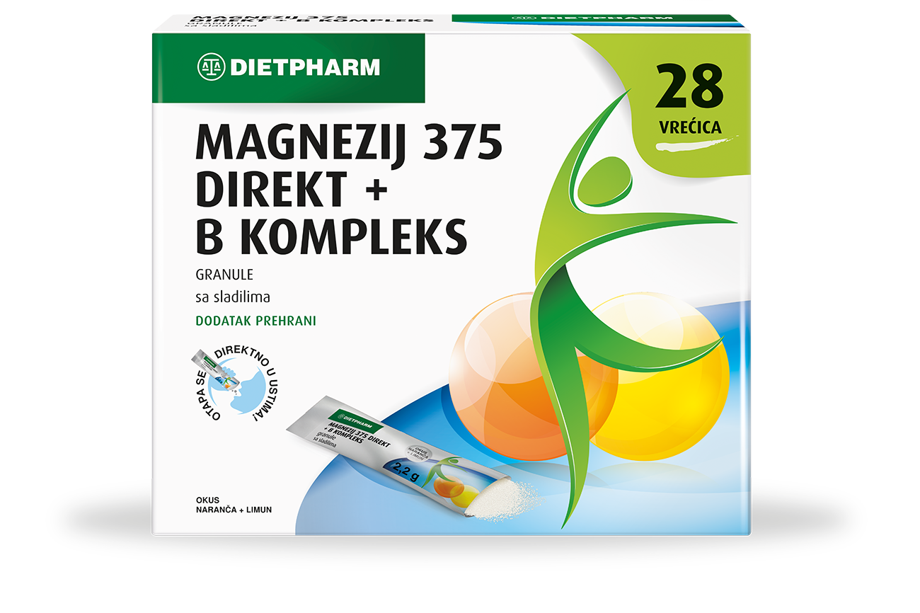 152-Magnezij-Direkt-B-kompleks-a-28-kutija-HR_BiH_front-shadow-HQ_web-proiz-1300x866px.png Magnezij 375 Direkt + B kompleks granule 28 vrećica - za smanjenje umora i podršku energiji - Image 1