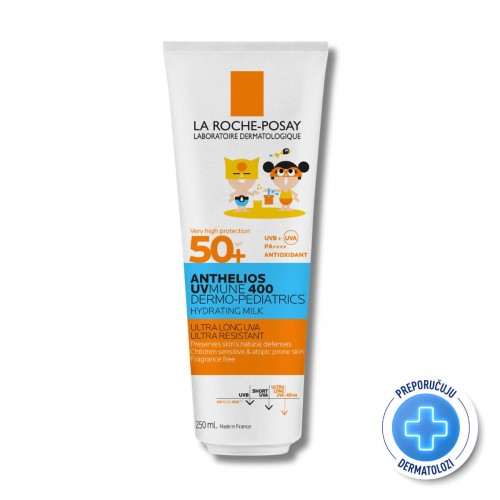 3337872420153_1-500x500-1.jpg La Roche-Posay Anthelios UVMUNE 400 Dermo pediatrics hidratantno mlijeko SPF50+ 250ml - za zaštitu dječje kože od sunca - Image 1