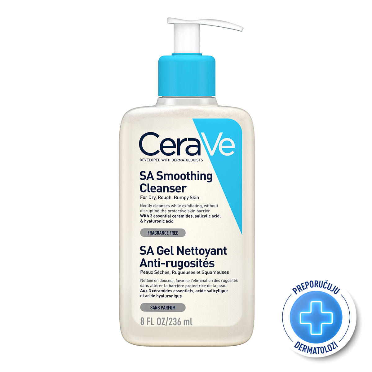 3337875684118_1.jpg CeraVe SMOOTHING CLEANSER 236ML - za čišćenje kože - Image 1