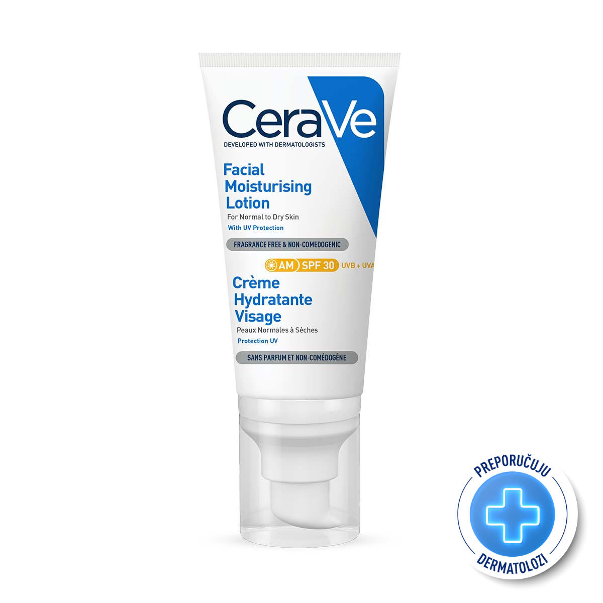 3337875840620_1.jpg CERAVE HIDRATANTNA NJEGA ZA LICE SPF30 UVA+UVB 52ML - zaštita lica od sunca - Image 1