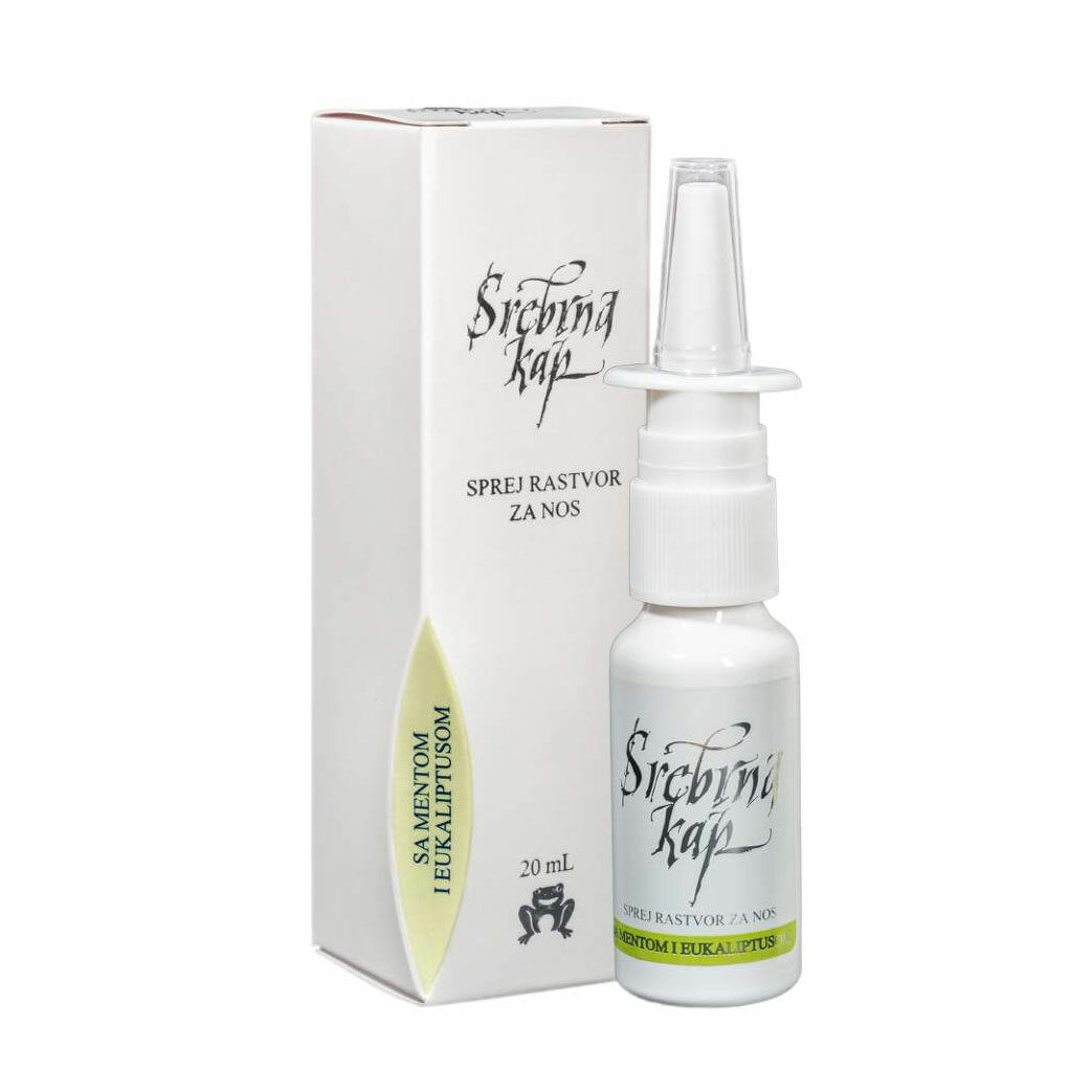 3753.jpg SREBRNA KAP SPREJ SA MENTOM I EUKALIPTUSOM 20 ML - za higijenu nosa i začepljenje nosa - Image 1