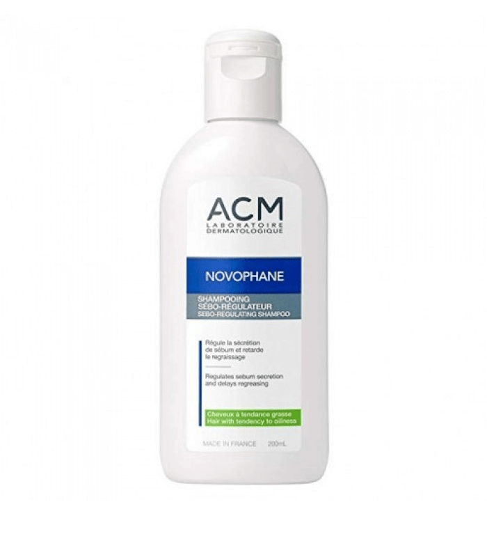 3760095250892.png ACM Novophane Seboregulatorni šampon 200 ml - za regulisanje proizvodnje sebuma i njegu masne kose - Image 1