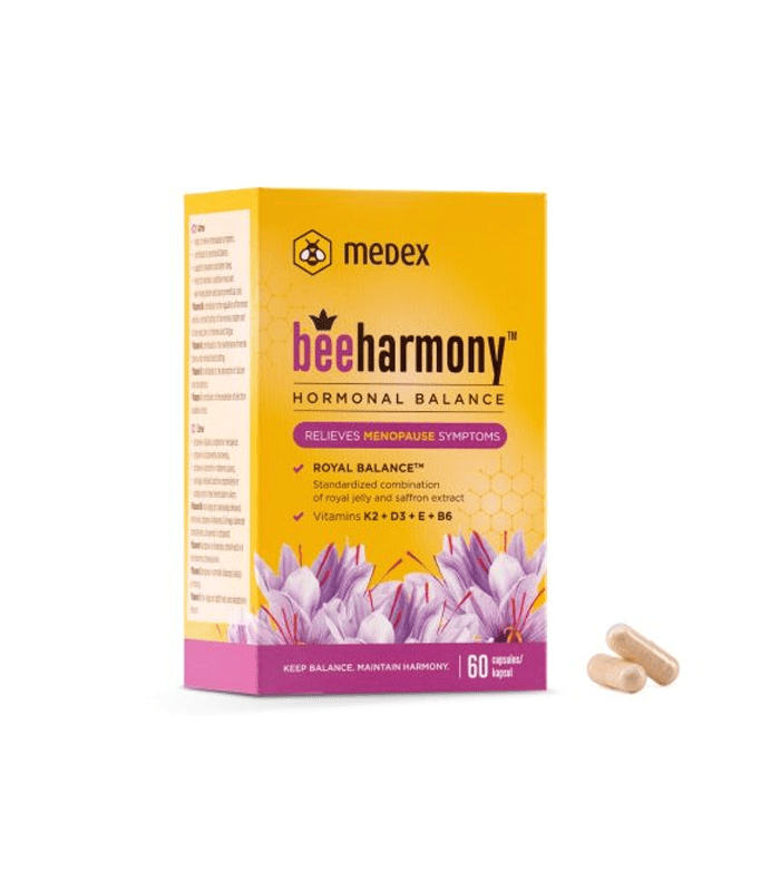 3838988324798.png Medex BeeHarmony za ublažavanje simptoma menopauze 60 kapsula - za ublažavanje simptoma menopauze - Image 1