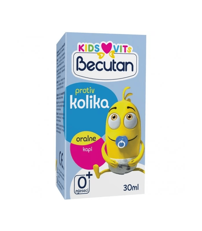 5310001262815.png BECUTAN KIDS VITS ANTI-COLIC KAPI PROTIV KOLIKA 30ML - liječenje dispeptičkih poremećaja, gastroenteričnog meteoriz - Image 1