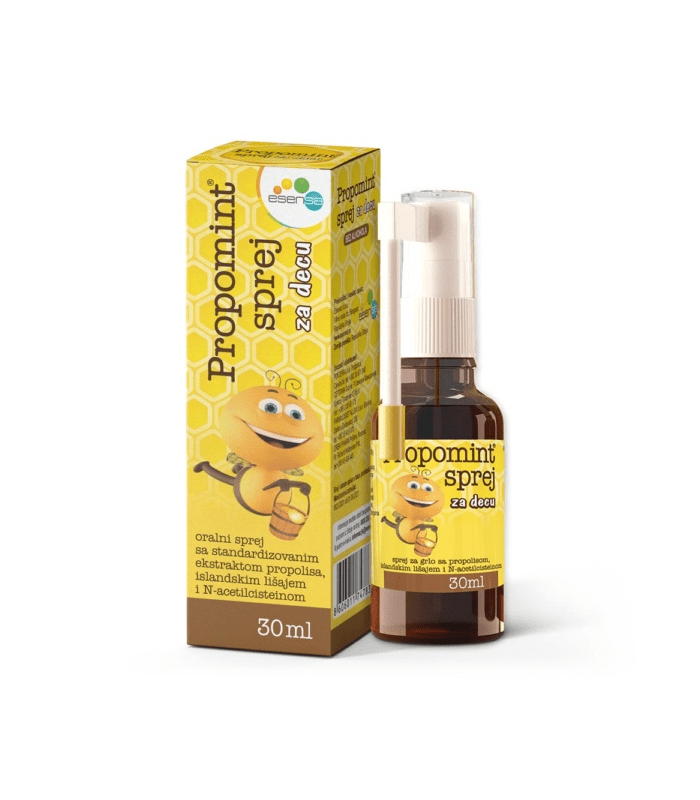 8606011747839.png Propomint sprej za djecu 30 ml - očuvanje zdravlja sluzokože grla, usne duplje i desni, pomoć - Image 1