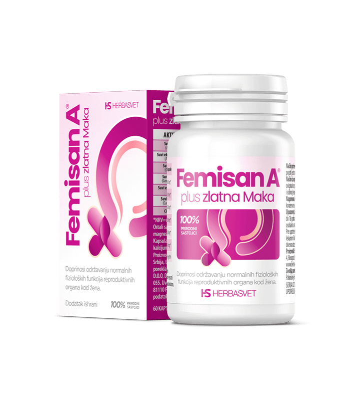 8606106734188.png Femisan A plus zlatna maka 60 kapsula - za zdravlje prostate - Image 1