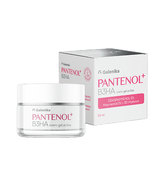8608808010706.png Pantenol B3HA krem gel za lice 50 ml - hidratacija i regeneracija kože lica, smanjenje hiperpigment - Image 1