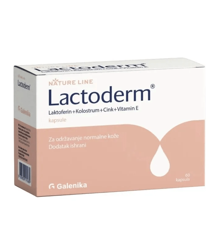 8608808191689.png Lactoderm kapsule a60 - za održavanje zdrave kože i za sprečavanje akni, komedona, p - Image 1