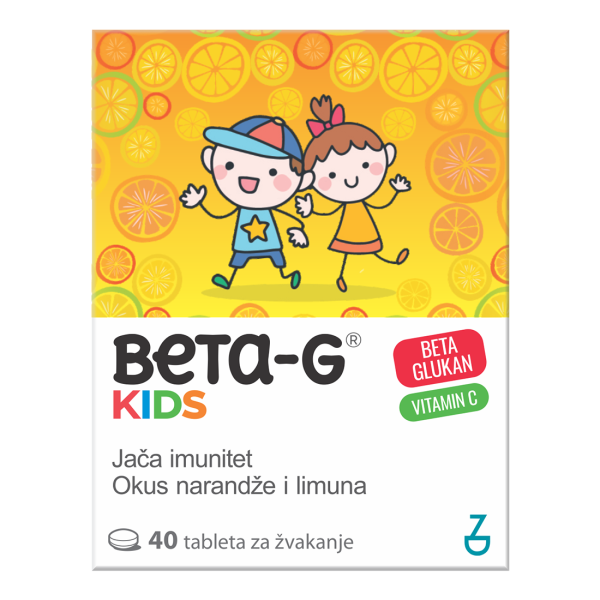 BETA-G KIDS 40TBL ZADA – za jačanje imuniteta kod djece