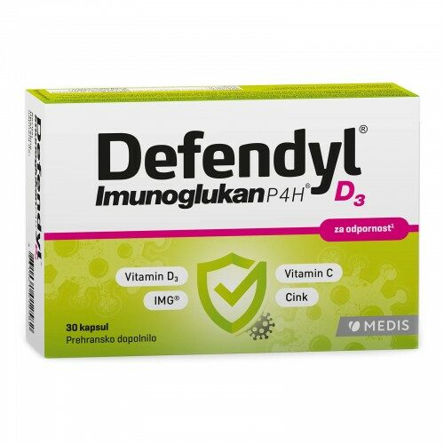 Defendyl-Imunoglukan-P4H-D3-30-kapsula.jpg-500x500-1.jpg Defendyl-Imunoglukan P4H® kapsule a30, Za podršku imunološkom sistemu - za imunitet - Image 1