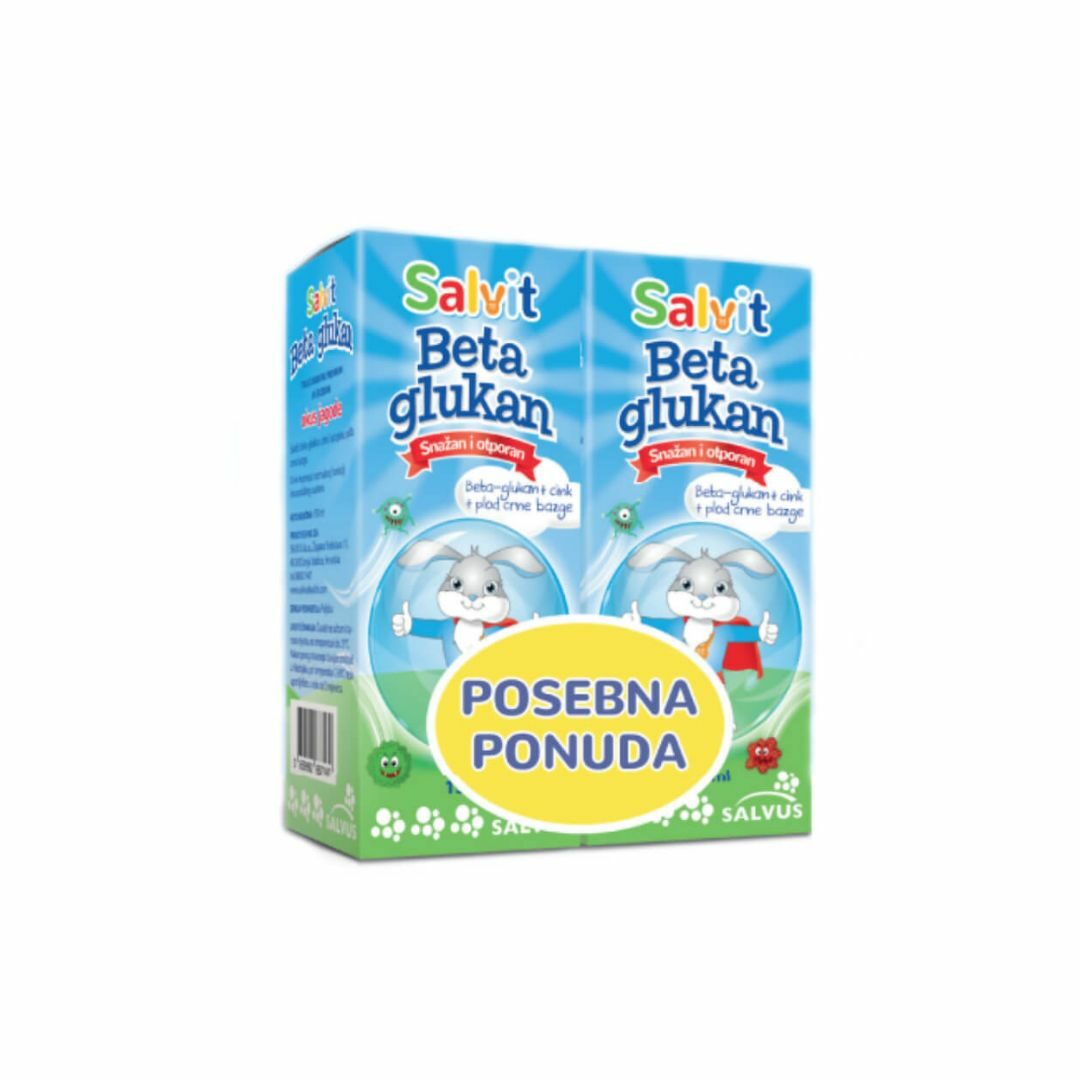 xr:d:DAFp7W_oG0Q:810,j:2602373867255147229,t:24021914 SALVIT BETA GLUKAN za jačanje dječijeg organizma 1+1 gratis - za jačanje imunološkog sistema - Image 1
